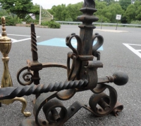 57-antique-iron-and-brass-andirons
