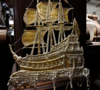 60-antique-brass-ship-fireplace-tools