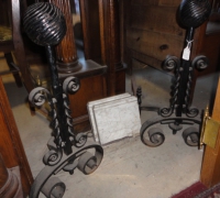 83-antique-iron-andirons