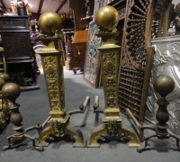84-antique-iron-and-brass-andirons