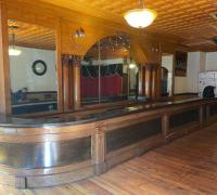 10B......GREAT  ANTIQUE  BACK BAR  22 FT L  X  10 FT  9"  H   AND MATCHING  FRONT  BAR    35  FT  L -  MINT   CONDITION....SEE  139 TO 141