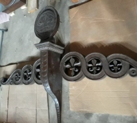1347... 1 of a kind....72 w  x  32 h Antique  Matching Carved  Crown...