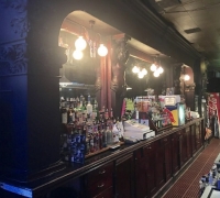 13FF...sold....RARE 30 FT L LOS ANGLES BRUNSWICK BACK &amp; FRONT BAR