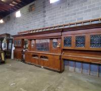 14H.....GREAT ANTIQUE 29 FT. LONG X 9 FT 6 IN. H BACK BAR....C. 1890