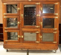 21D...THE FINEST ANTIQUE BAR/ICE BOX-HUGE 76 H X 88W X 31D.....8 SMALLER