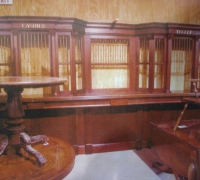 22 - 17 FT Antique Back Bar --former bank wall - See #274 to # 279