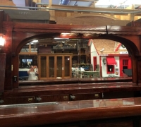 673- ART DECO FRONT AND BACK BAR - 25 FT LONG X 8 FT HIGH