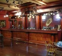 280 The FINEST antique bar in the USA!  DEL MONTE BRUNSWICK! - 26 FT. LONG X 12 FT. HIGH - MAHOGANY - back and front