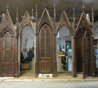 36...sold...THE FINEST ANTIQUE CARVED BACK BACK...16 FT W X 12 FT H...SEE 915 TO 931 FOR ADDITIONAL PHOTOS