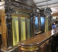 13..sold.....GREAT CARVED BACK AND FRONT BAR....SEE 982 TO 1004 AND 1023 TO 1026