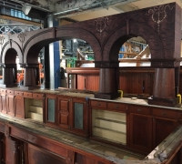 30....sold  - 21FT L X 10 FT H - MAHOGANY  BACK BAR + 23 FT. FRONT BAR.......CURRENTLY FEATURED IN THE MOVIE