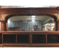 16* ....sold...Great Antique Back Bar - 14' 7'' long X 8' 6'' h  see more pictures #339 to #346