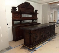 1P....sold...AFTER...20 MORE SIMILIAR 5 TO 10 FT. LONG ANTIQUE BARS AVAILABLE