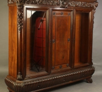 217-sold -antique-back-bar-antique-book-cabinet