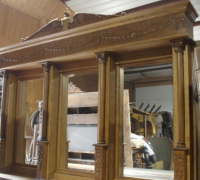 716  A  sold  -  OPTIONAL CARVED CROWN TOP AVAILABLE -antique-back-bar-10-more-similar-available