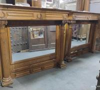 2BB....ADD  TEXT  -   ANTIQUE  BACK  BAR  TOP  - NOW   10  FT  LONG  -  CAN BE  SEPARATED TO  BECOME  UP  TO   18  FT   LONG  - C. 1880