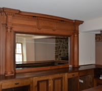 381- antique  back bar top   9 ft 6