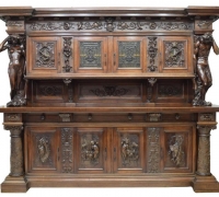 15..sold....GREAT CARVED ANTIQUE BACK AND FRONT BAR TOP CAN BE BACK BAR TOP, BASE BECOMES A FRONT BAR AS #14A...SEE 1640 TO 1643