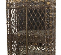 69A...IRON WINE CABINET...91 H X 51.5 W X 24.4 D....SEE 1740 TO 1743