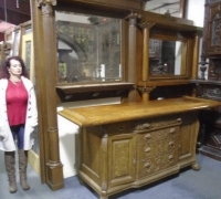 1046* Back Bar 66\'\' w (Tall Mantle) - 66\'\' Wide Base- 84\'\' Wide Front Bar