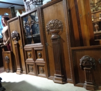 749- 5 CARVED DOORS WITH BASKETS - TOTAL 112\'\' L X 57\'\' H
