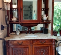 1214  -sold - MORE SIMILAR ARE AVAILABLE - FOR ANTIQUE BACK BARS OR SINKS SEE # 238 - #12 - #116