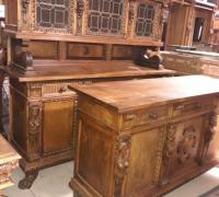 02H.....Antique Back and Front Bar..c. 1880..85 w x 84 h. .can raise height