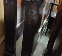 6A...Antique-Queen-or-Double-Sleigh-Bed-.c.1880.42-H-x-64-W