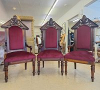 4...C. 1880 - WALNUT -  56" H