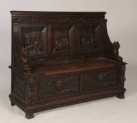 64-antique-carved-bench
