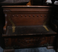 72-antique-carved-bench-with-brass-strap-hinges