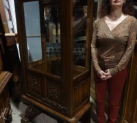 120- sold -antique-carved-display-cabinet