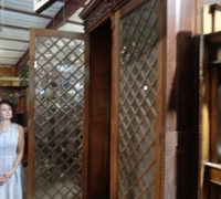 24- OAK- C.1880 - each piece of glass is beveled