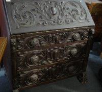 04-antique-slant-front-carved-desk