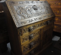 55-antique-carved-slant-top-desk