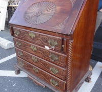 56-antique-carved-slant-top-desk