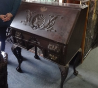 76-antique-carved-slant-top-desk
