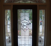 05 ......C. 1880  -   2 ANTIQUE  CENTER PANELS   21" W  EACH   X  84"  H .....2 OUTER  PANELS    12"  W  X  72"  H