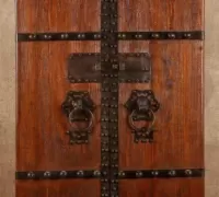 13D....  6'10'' x 3'9'' x 0'4" ...C. 1880