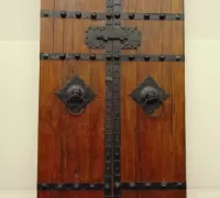 13F....H: 80 in.; W: 21 in., each door