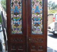 20D-sold Tiffany antique-stained-glass-doors