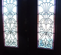 204-sold -antique-leaded-glass-doors