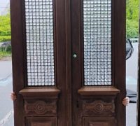 2A-The-Finest-Antique-Cut-Jeweled-Doors-in-the-USA-592-Jewels-C-1880-Walnut-47 W-96-H-X-2 1/2-thick