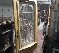 2D....1 of the Finest Antique Beveled Glass Doors in the USA !!!!!.....Stripped.c.1880..42 wide..x 83 h x 2 1/4" thick.4..
