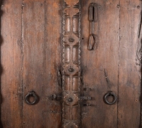 890-ANTIQUE PRS. OF CASTLE DOORS - ABOUT 300 YEARS OLD!