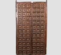 891-ANTIQUE PRS. OF CASTLE DOORS - ABOUT 300 YEARS OLD!