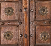 892-ANTIQUE PRS. OF CASTLE DOORS - ABOUT 300 YEARS OLD!