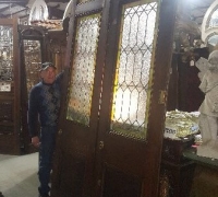 965....4 PAIRS OF DOORS...60 INCHES W X 111 INCHES H C.1880 MINT COND.