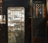 20X..GREAT ANTIQUE BEVELED GLASS DOOR 42 W X 84 H X 2 1/4 THICK...OPTIONAL TRANSOM C. 1880