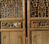 837- 200 YEAR OLD CARVED CHINESE DOORS